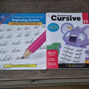 Cursive Handwriting Practice Books